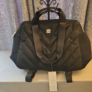 Brand NEW SWEATY BETTY Black Quilted  Bag